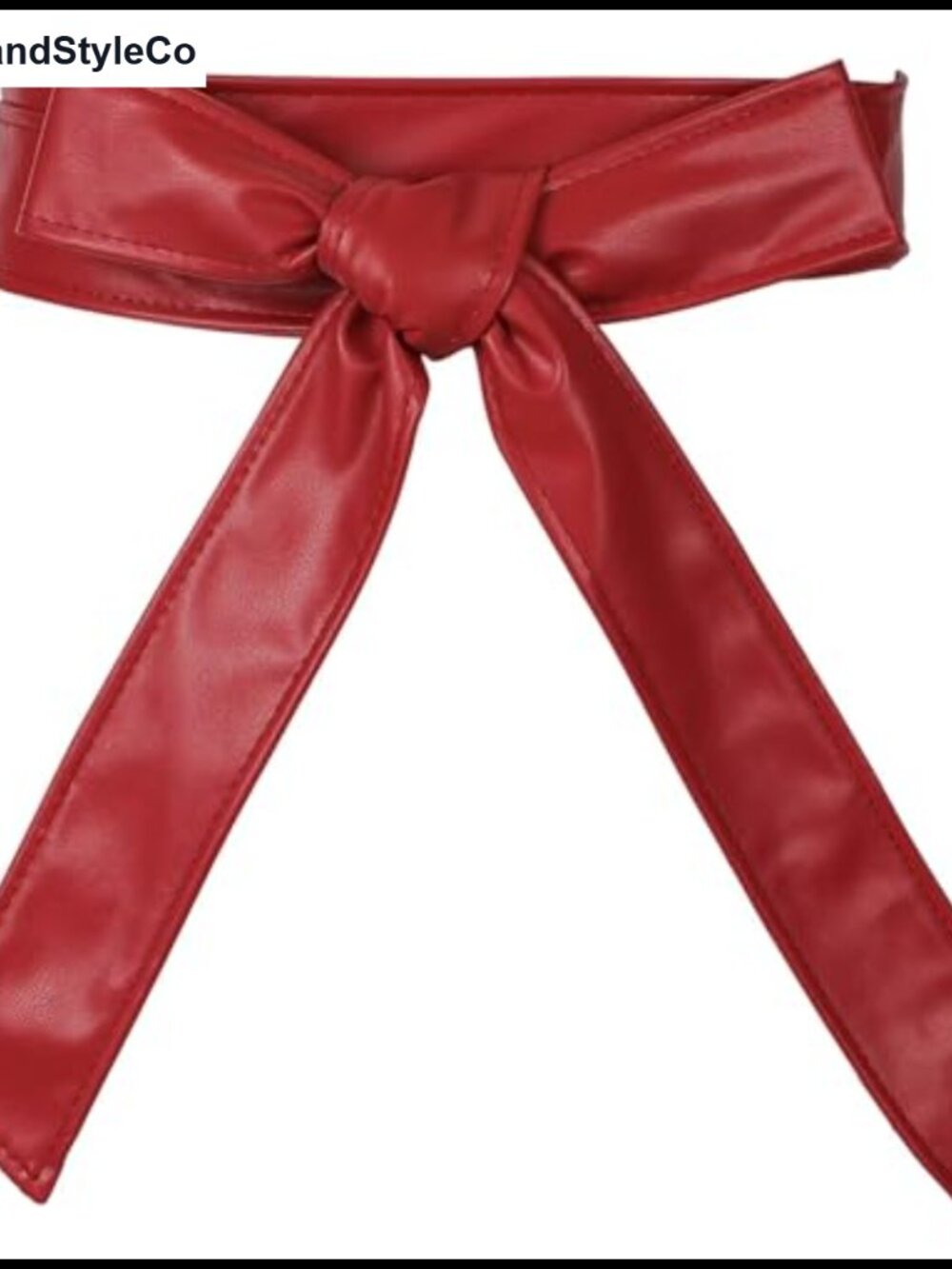 PU Leather Obi Belt Wrap Sash Waist Belt for Dress Coat